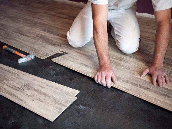 pose de parquet massif