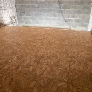 Réalisation d'un plancher de 4m sur 5m