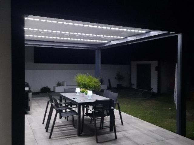 Pergolas bioclimatique en aluminium. 